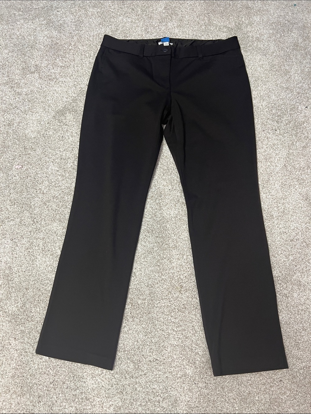 Men's Black Dress Pants - Classic Straight Fit